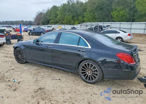 2015 Mercedes-Benz S 550 z USA, uszkodzony, nr VIN WDDUG8CB4FA193755